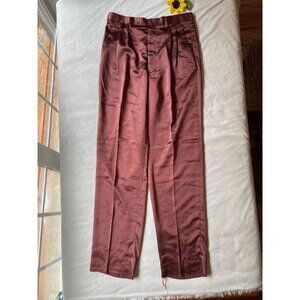 Vintage Zeone Designed in Italy One of a Kind Satin Look and Feel High-Waisted